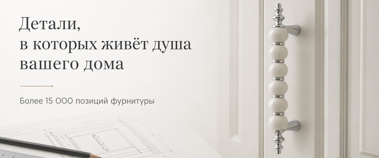 Фурнитура, которая сделает Вашу мебель идеальной
