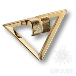 Brass Ручка скоба 7430.064 Gold (SET) глянцевое золото 64 мм