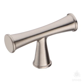 Brass Ручка кнопка 43-Inox никель