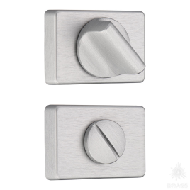 Brass Накладка с поворотной кнопкой RO15W6 ELX10 ROSET брашированный алюминий