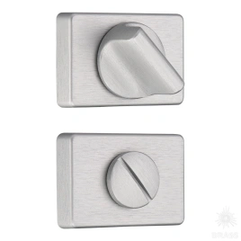 Brass Накладка с поворотной кнопкой RO15W6 ELX10 ROSET брашированный алюминий