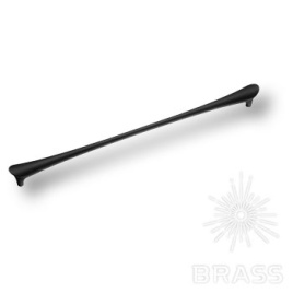 Brass Ручка скоба 8600 320 ALPI Matt Black чёрный матовый 320 мм