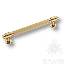 Brass Ручка рейлинг 9380 0160 GL-GL глянцевое золото 160 мм