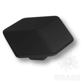 Brass Ручка кнопка 4129 001MP24 чёрный
