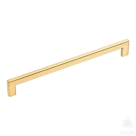 Brass Ручка скоба 393-224-Gold глянцевое золото 224 мм