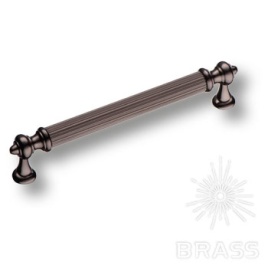 Brass Ручка скоба 2512-004-128 латунь графит 128 мм