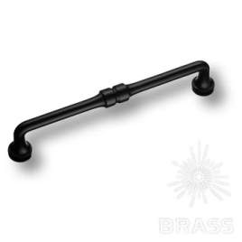 Brass Ручка скоба 551-160-Matt Black матовый черный 160 мм