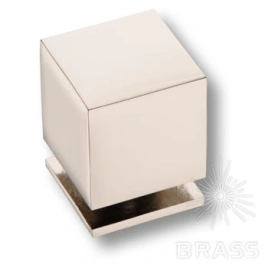 Brass Ручка кнопка 1954 0025 PN глянцевый никель