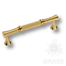 Brass Ручка скоба 2202-60-128-053 (69) глянцевое золото 128 мм