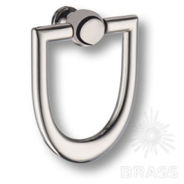 Brass Ручка кольцо 3130 глянцевый никель