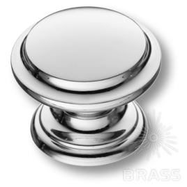 Brass Ручка кнопка 8462-400 глянцевый хром