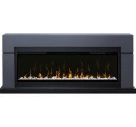 Каминокомплект Lindos Серый графит с очагом Ignite XLF50