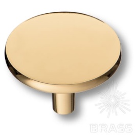 Brass Ручка кнопка 4137 001MP11 глянцевое золото