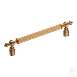 Brass Ручка скоба 25123-007-16-192 латунь сатинированное золото 192 мм