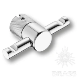 Brass Крючок мебельный 1011 012 CR глянцевый хром
