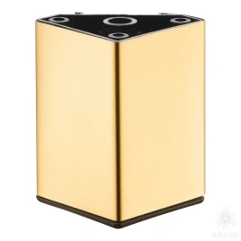 Brass Опора мебельная KBA-9008-0080-I01 глянцевое золото 80 мм