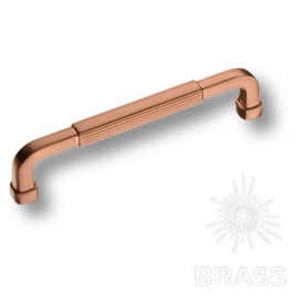 Brass Ручка скоба 552-128-Copper матовая медь 128 мм