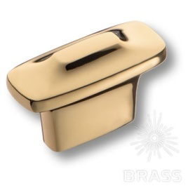 Brass Ручка кнопка 4111 016MP11 глянцевое золото 16 мм