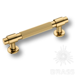 Brass Ручка скоба 9380 0096 GL глянцевое золото 96 мм