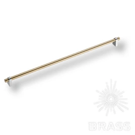 Brass Ручка рейлинг 8951 0480 CR-GL глянцевый хром/глянцевое золото 480 мм