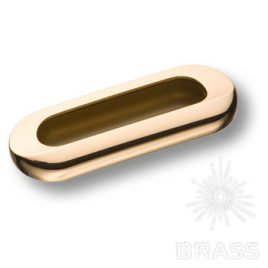 Brass Ручка врезная 3930-112 глянцевое золото