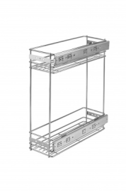 Бутылочница с доводчиком BBS-200 с боковым креплением 200 мм хром