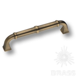 Brass Ручка скоба 4224 0128 ABM состаренная латунь 128 мм