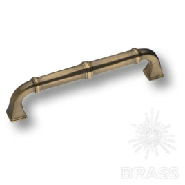 Brass Ручка скоба 4224 0128 ABM состаренная латунь 128 мм
