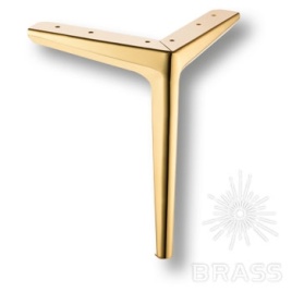 Brass Опора мебельная ESL 307-200 Gold глянцевое золото