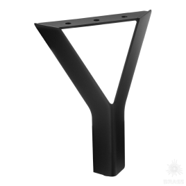 Brass Опора мебельная ESL 852-160 Black черный 160 мм