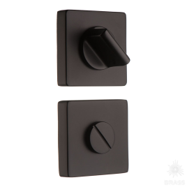 Brass Накладка с поворотной кнопкой RO11W6 AL6 ROSET черный