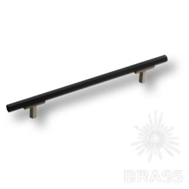 Brass Ручка рейлинг 776-160-Titanium-Matt Black графит-матовый черный 160 мм