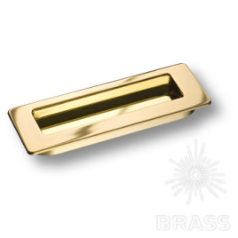 Brass Ручка врезная 3701-100 глянцевое золото