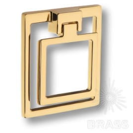 Brass Ручка кольцо 4629 0074 GL-GL глянцевое золото 16 мм