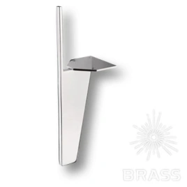 Brass Опора мебельная резная KAX-0019-0260-A01 глянцевый хром