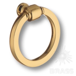 Brass Ручка кольцо 3200 глянцевое золото