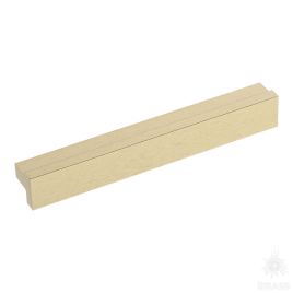 Brass Ручка накладная 1739 0160 ELX5 брашированная латунь 160 мм