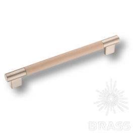 Brass Ручка рейлинг 9404-317 дерево/никель 192 мм