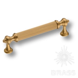 Brass Ручка скоба 2512-007-96 латунь сатинированное золото 96 мм