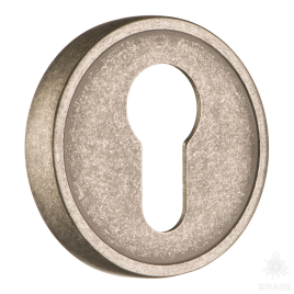 Brass Накладка с цилиндрическим отверстием для ключа RO14Y OSM ROSET старое серебро