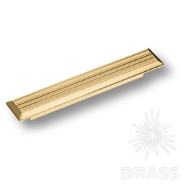 Brass Ручка скоба 9012 0128 GL глянцевое золото 128 мм