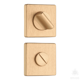 Brass Накладка с поворотной кнопкой RO11W6 ELX5 ROSET брашированная латунь