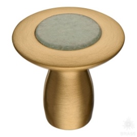Brass Ручка кнопка 0782-011-T01 сатинированная латунь