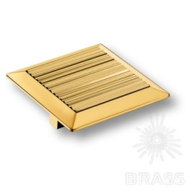 Brass Ручка кнопка 9032 0016 GL глянцевое золото 16 мм