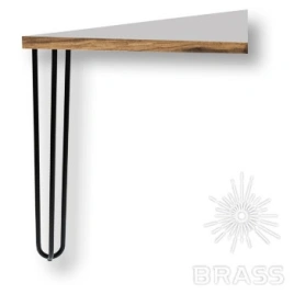 Brass Опора мебельная резная KMA-0016-0710-B13 черный 710 мм
