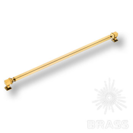 Brass Ручка скоба BU 015.480.19SQ глянцевое золото 24K 480 мм