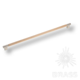 Brass Ручка рейлинг 9402-317 дерево/никель 480 мм