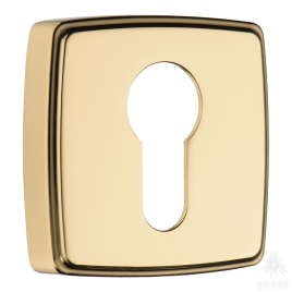 Brass Накладка с цилиндрическим отверстием для ключа RO13Y GL ROSET глянцевое золото
