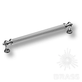 Brass Ручка скоба 2512-005-160 латунь глянцевый хром 160 мм