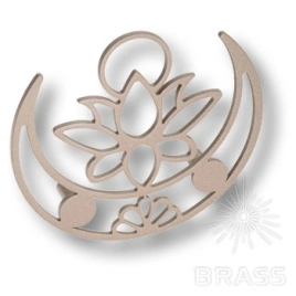 Brass Ручка скоба Лунный лотос KKP-1022-B76-Soft кремовый 64 мм